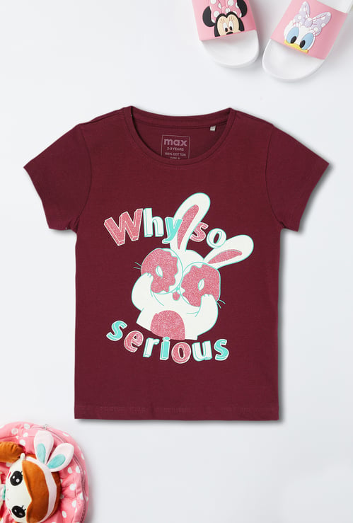 Girls Graphic Printed T-shirt