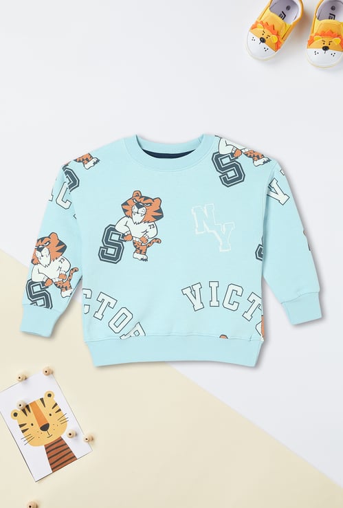 Boys All-Over Printed Sweatshirt