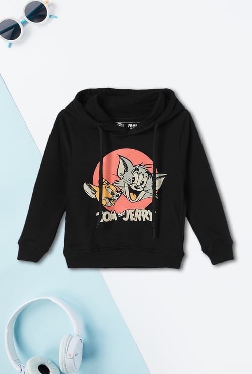 Boys Tom & Jerry Printed Sweatshirt