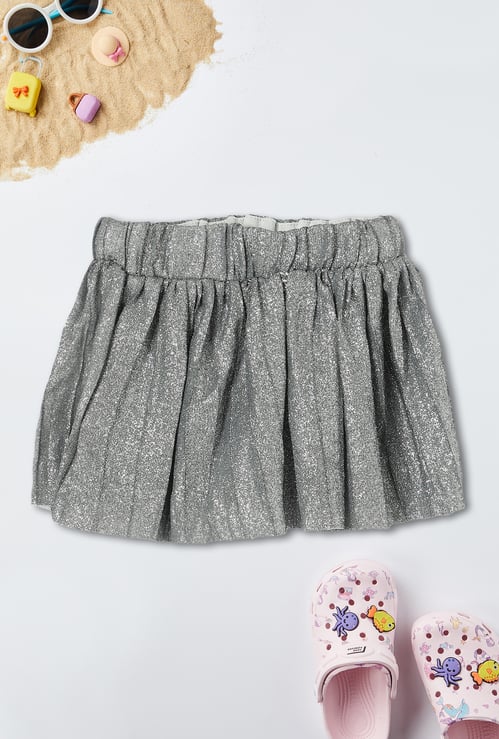 Girls Shimmer Mini Skirt