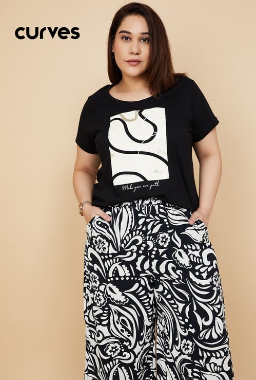 Women Graphic Printed T-shirt