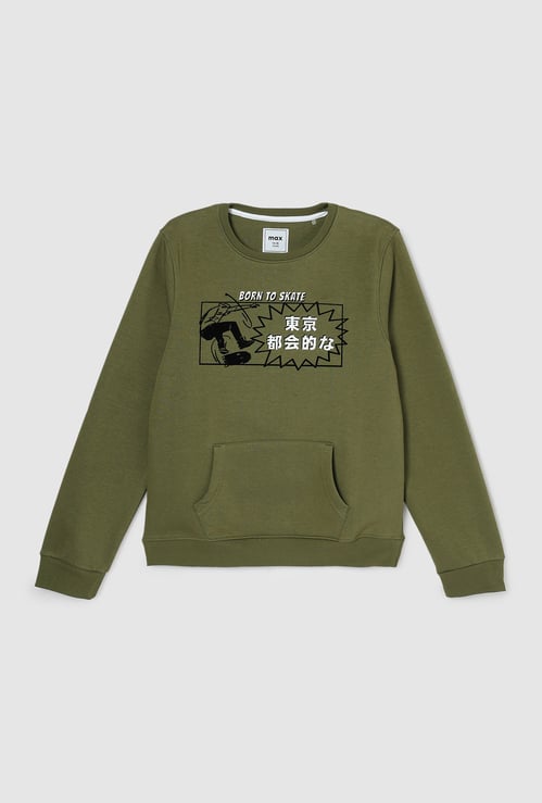 Boys Graphic Printed Sweatshirt