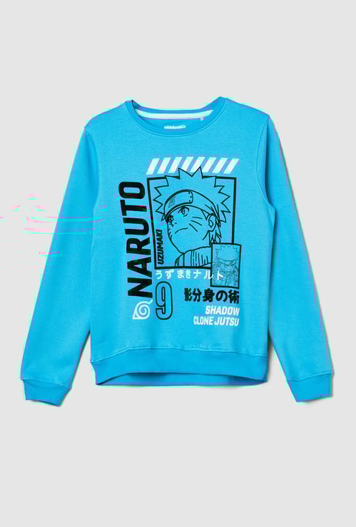 Boys Naruto Print Sweatshirt