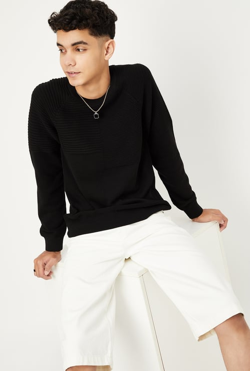 Boys Textured Sweater