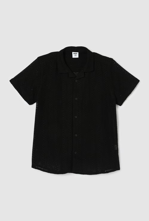 Boys Lace Resort Shirt