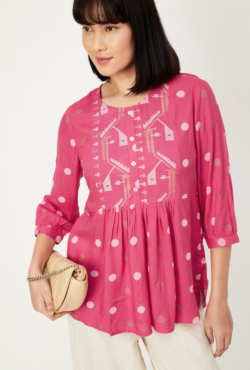 Women Printed Short Kurti