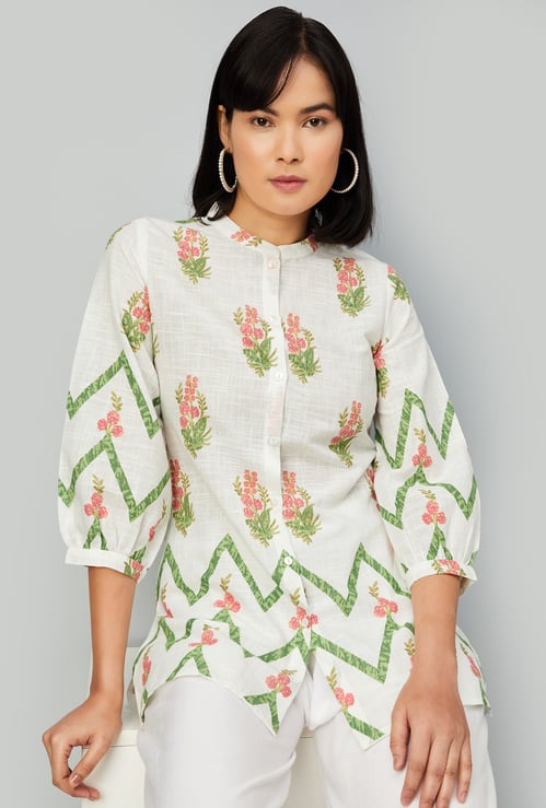 Women Floral Print Kurti