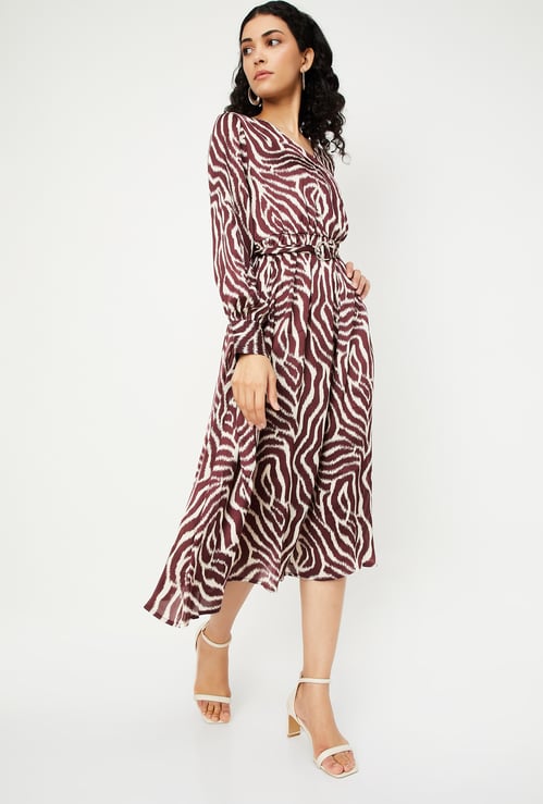 Women Printed Fit & Flare Dress