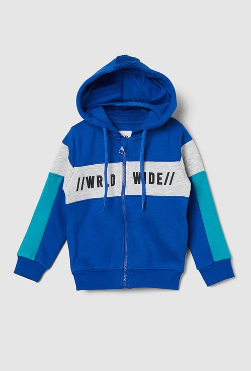 Boys Colourblock Hoodie
