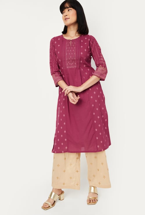 Women Printed Straight Kurta