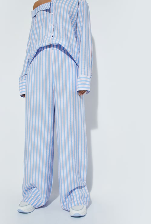 ALAYA F x URB_N Women Striped Lounge Pants