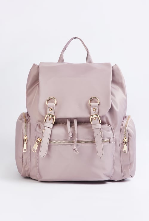 Women Solid Mini Backpack