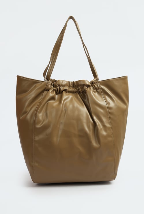 Women Solid Tote Bag