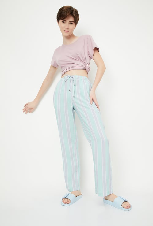 Women Striped Pyjamas