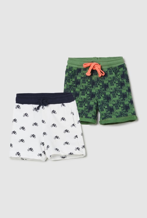 Boys Assorted Shorts - Pack of 2