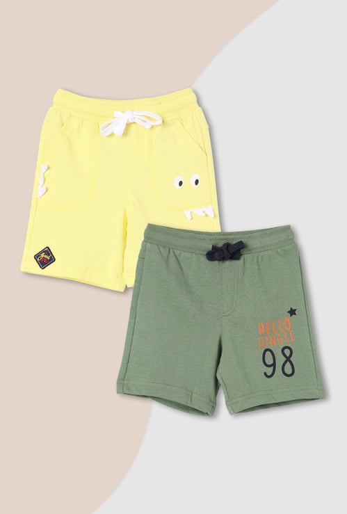 Boys Assorted Shorts - Pack of 2