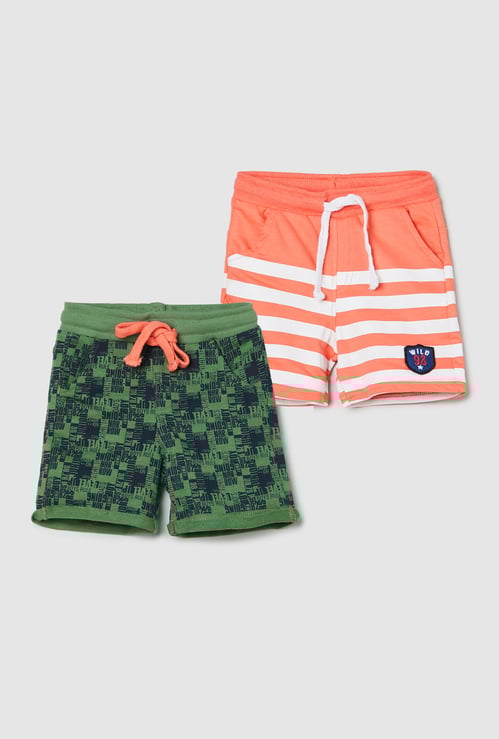 Boys Assorted Shorts - Pack of 2