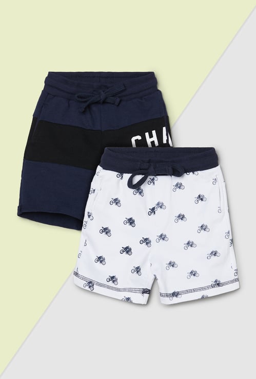 Boys Assorted Shorts - Pack of 2