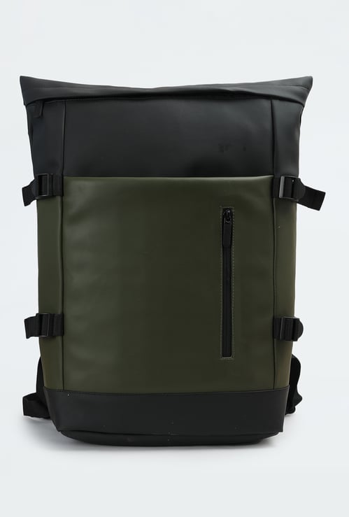 Men Colourblocked Backpack