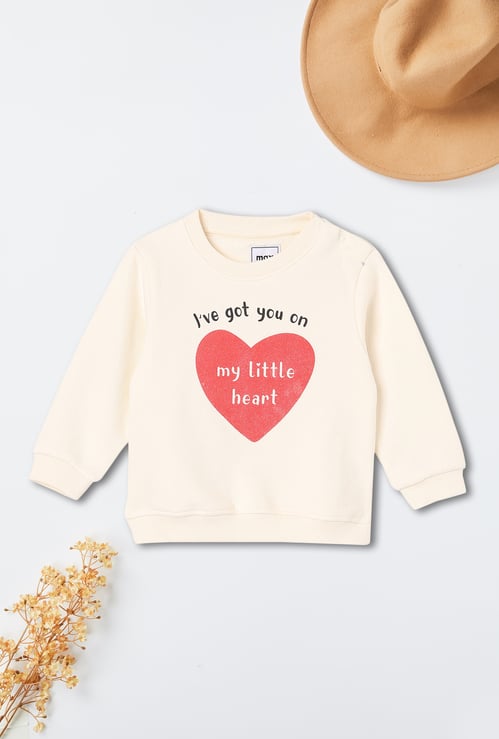 Girls Graphic Printed Sweatshirt