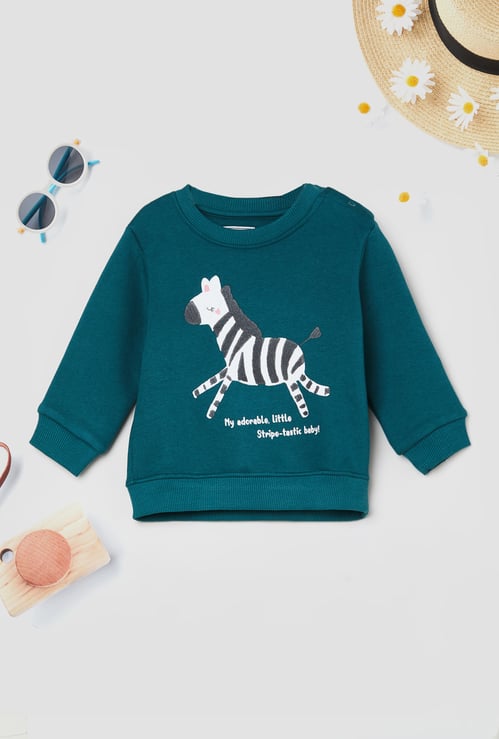 Girls Printed Sweatshirt