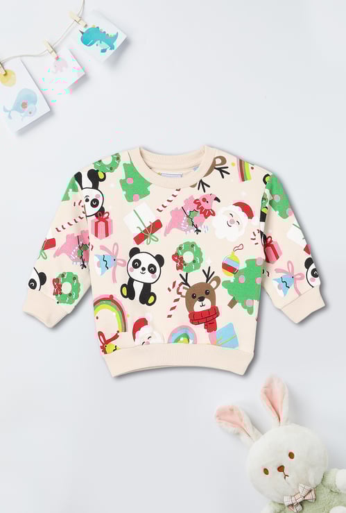 Girls Printed Sweatshirt