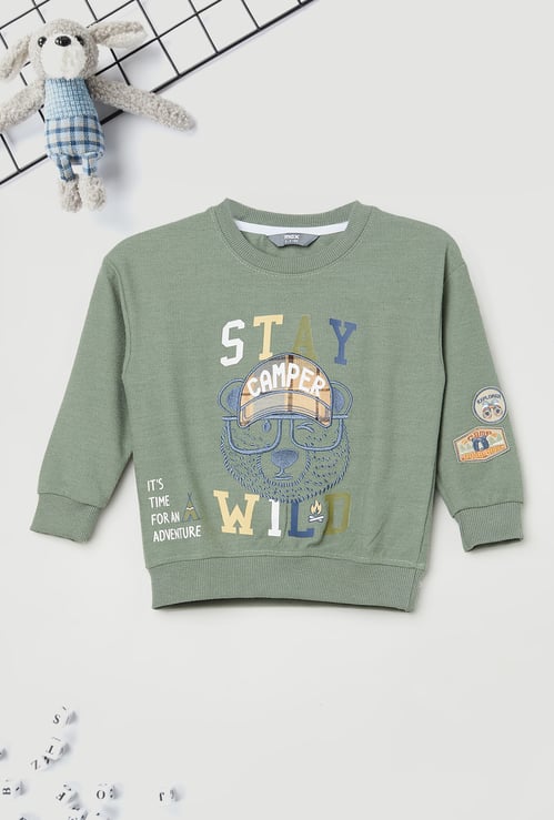 Boys Embroidered Sweatshirt