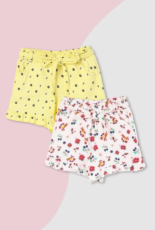 Girls Ombre Shorts - Pack of 2