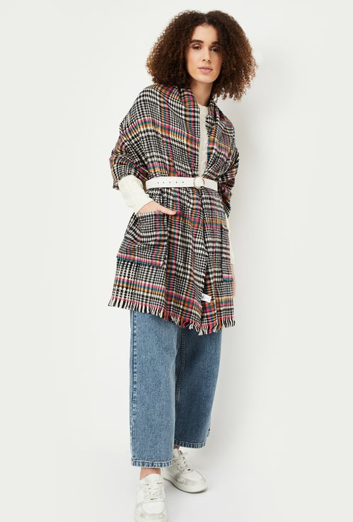 Women Checked Muffler