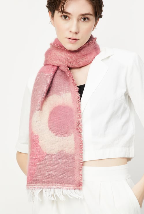 Women Floral Muffler