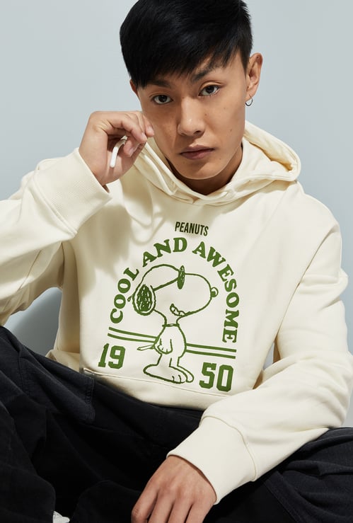 URB_N Men Oversized Snoopy Sweatshirt