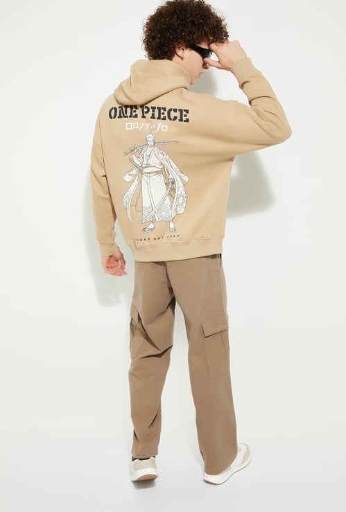 URB_N Men One Piece Printed Hooded Sweatshirt