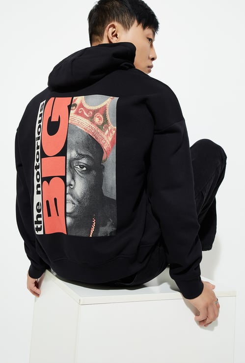 URB_N Men Oversized Notorious BIG Printed Sweatshirt