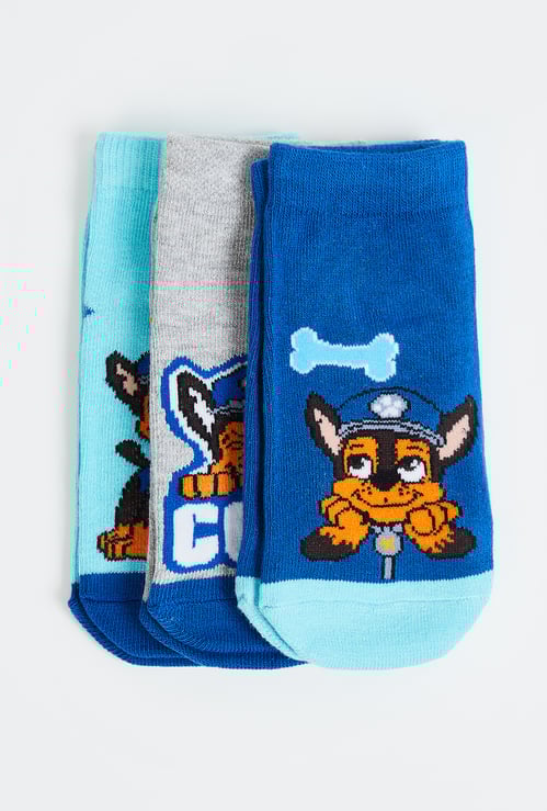Boys Paw Patrol Ankle-length Socks - Pack of 3