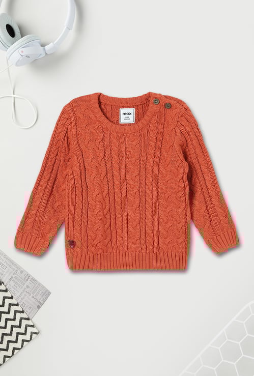 Boys Cable Knit Sweater