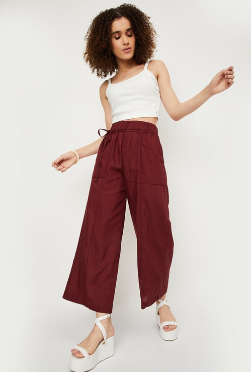 Kalki x Max Women Solid Palazzos