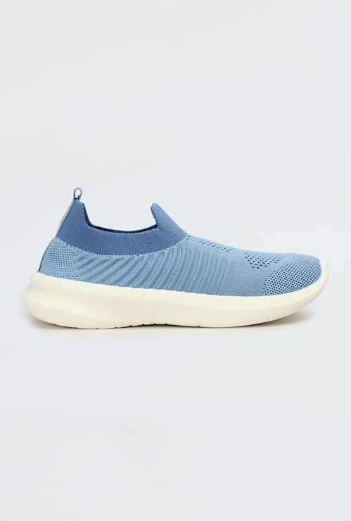 Girls Colourblock Slip-On Sport Shoes