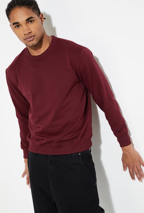 URB_N Men Solid Sweatshirt