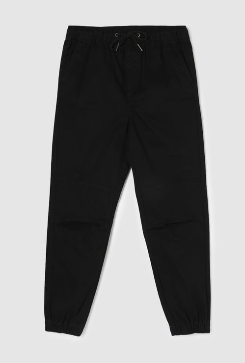 Boys Solid Elasticated Joggers