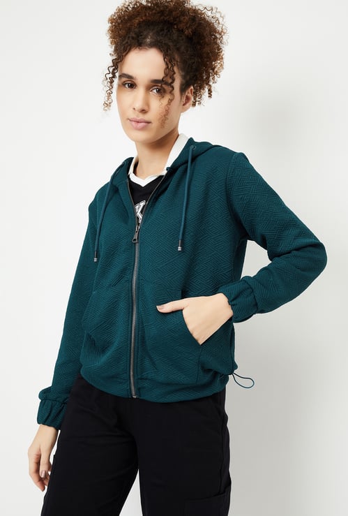 Women Quilted Hooded Jacket