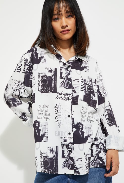 URB_N Women Printed Shirt