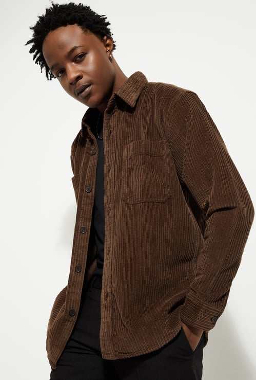 URB_N Men Corduroy Overshirt