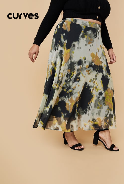 Women Printed A-Line Skirt