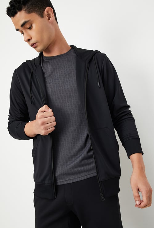 Men Solid Active Sweatshirt