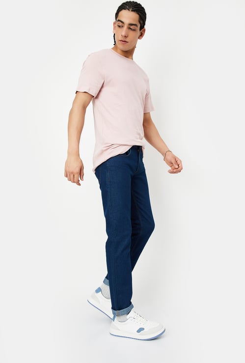 Men Washed Skinny Fit Jeans