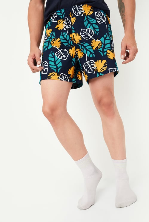 Men Printed Elasticated Boxers