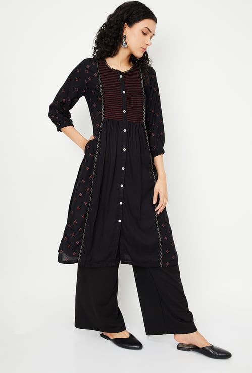 Women Printed Straight Kurta