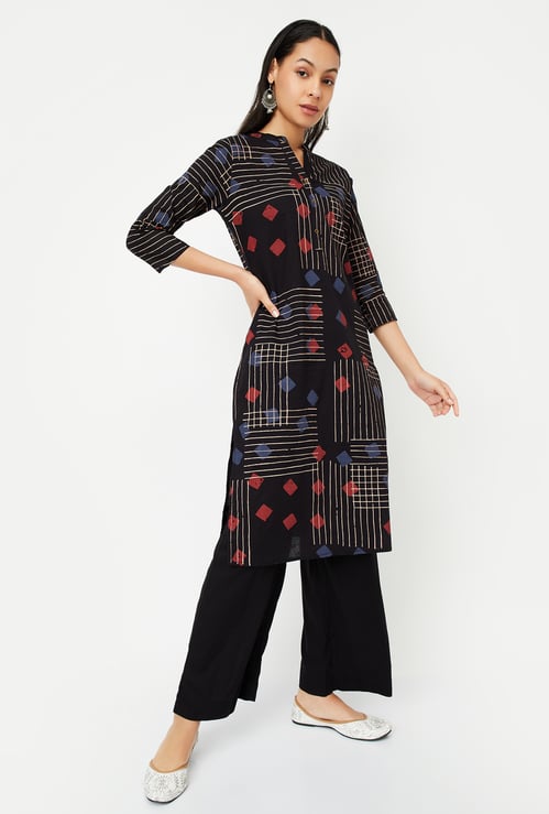 Women Printed Straight Kurta