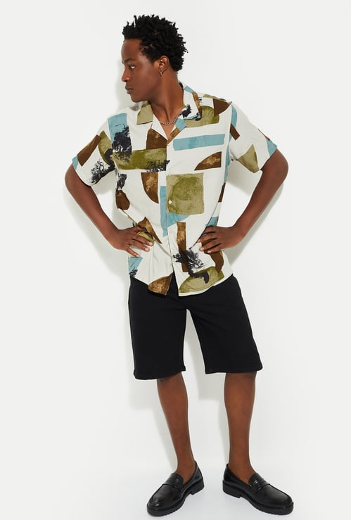 URB_N Men Printed Resort Shirt