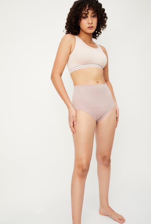 Women Solid High Waist Panty